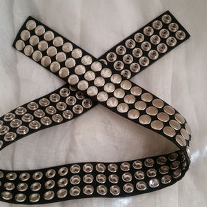 Silver Studded Rock Chick Wrap Belt